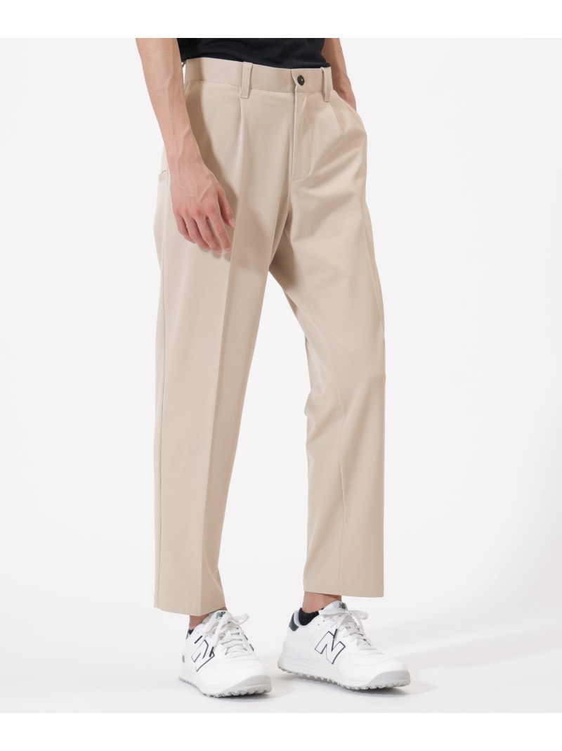 New Balance Golf ワンタック ワイド ロングパンツ (MENS) ニューバランスゴルフ パンツ その他のパンツ ブラック グレー ベージュ【送料無料】