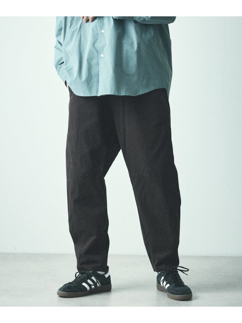 【SALE／10%OFF】FREAK'S STORE ワイドシルエット カーブパンツ テーパードシルエット 【限定展開】 26SS フリークスストア パンツ ジーンズ・デニムパンツ ブラック ブルー ベージュ グリーン【RBA_E】【先行予約】*【送料無料】