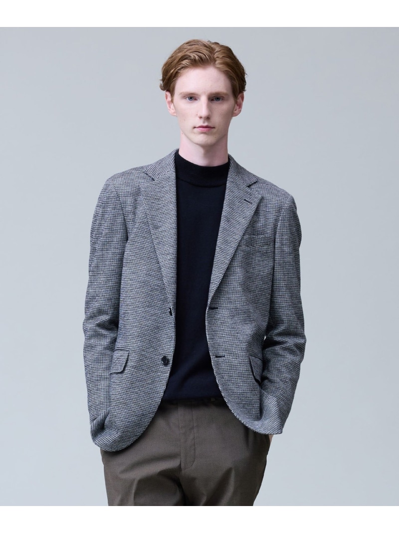 J.PRESS 【セットアップ対応 / ストレッチ】SOFAニット ストレッチジャージー ジャケット ジェイプレス ジャケット・アウター テーラードジャケット・ブレザー ブラック【送料無料】| Fashion Men
