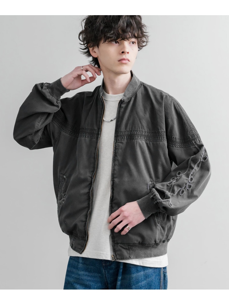KRIFF MAYER KRIFF MAYER ダービージャケット 2534003 ロッキーモンロー ジャケット・アウター ブルゾン・ジャンパー ベージュ グレー【送料無料】
