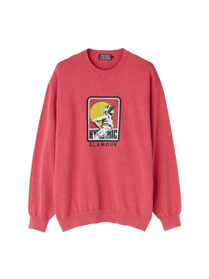 HYSTERIC GLAMOUR HYSTERIC SUN GIRL セーター ヒステリックグラマー トップス ニット パープル レッド ブラック【送料無料】| Fashion Men