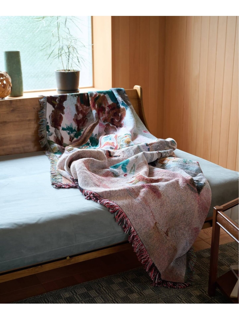 JOURNAL STANDARD FURNITURE 《取っておく》【ヒラノトシユキ】JSF別注 JQ THROW 投げること毛布 ジャーナルスタンダードファニチャー 室内装飾・遣って行く雑貨 毛布・ひざ掛け【此れから取っておく】*【貨物輸送無料】