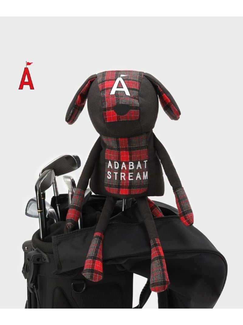 ADABAT STREAM ADABAT STREAMくん タータン ヘッドカバー アダバット スポーツ・アウトドア用品 その他のスポーツ・アウトドア用品 レッド【送料無料】