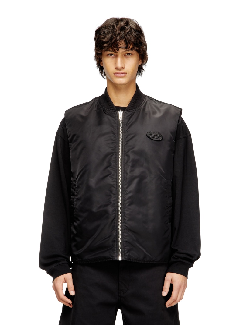 楽天市場】ディーゼル DIESEL メンズ トップス アウター ベスト レザー