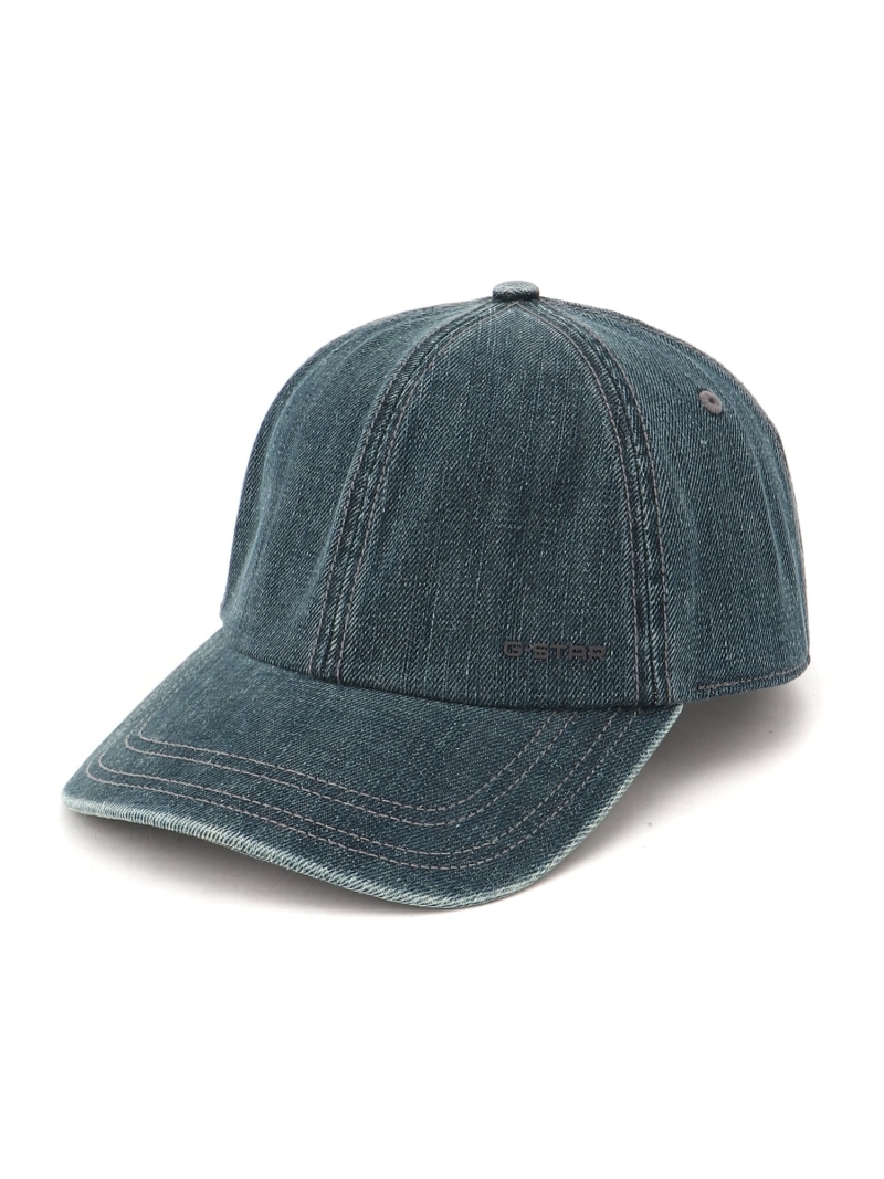 G-Star RAW 【公式ショップ】AVERNUS BASEBALL CAP/ウォッシュド加工ブランドロゴデニムベースボールキャップ ジースターロゥ 帽子 キャップ グリーン【送料無料】