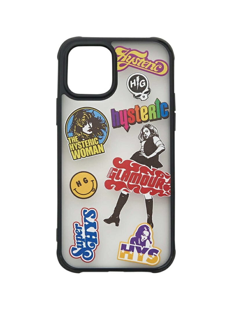 HYSTERIC GLAMOUR HYSTERIC GLAMOUR (M)HYSTERIC LIBRARY iPhoneカバー ヒステリックグラマー スマホグッズ・オーディオ機器 スマホ・タブレット・PCケース カバー ブラック