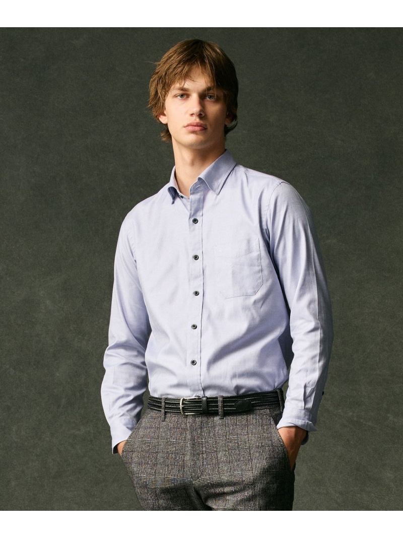 JOSEPH ABBOUD 【オーガニックコットン使用】JOE COTTON ストレッチオックス シャツ ジョセフアブード トップス シャツ・ブラウス ネイビー ワインレッド ホワイト【送料無料】