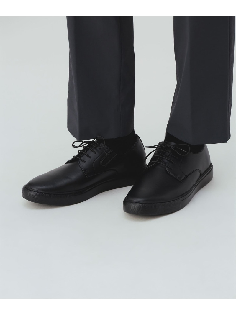 BEAMS HEART MEN プレーントゥ ドレス スニーカー ビームス ハート シューズ・靴 スニーカー ブラック【送料無料】｜ Fashion Men