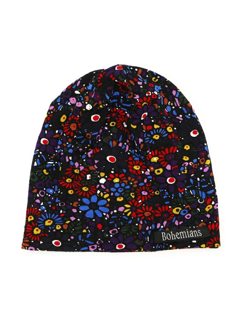 BEAVER BOHEMIANS ボヘミアンズ MOSAIC FLOWER WATCH CAP モザイクフラワーワッチキャップ ビーバー 帽子  その他の帽子 新作送料無料