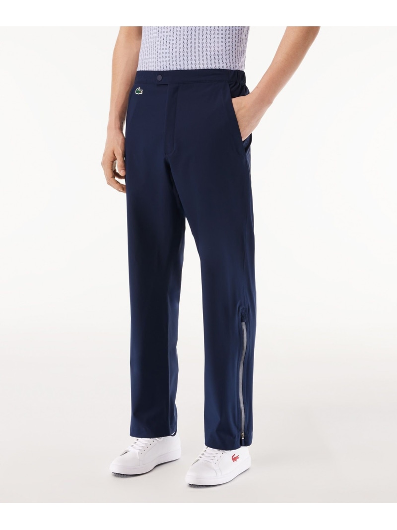 【SALE／40%OFF】LACOSTE 耐水 撥水 止水ジップ ストレッチゴルフオーバーパンツ ラコステ ズボン下 チノズボン下 米国海軍【RBA_E】【貨物輸送無料】