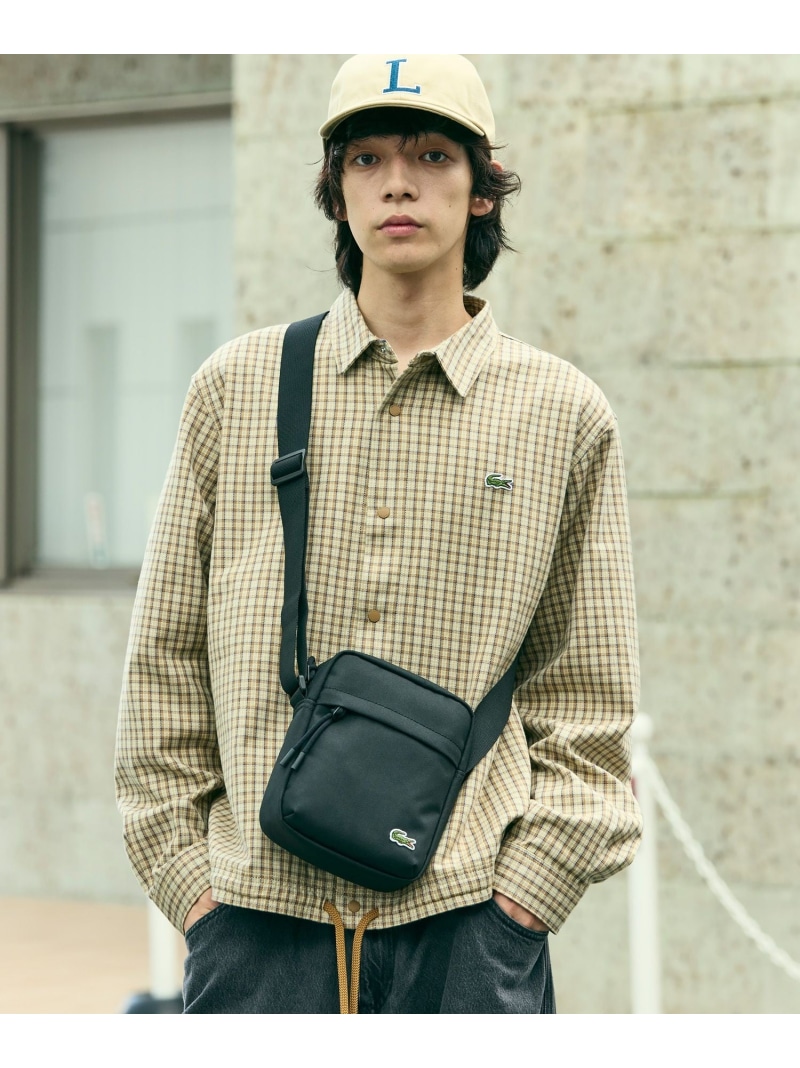LACOSTE ネオクロコ カメラバッグ / ショルダーバッグ ラコステ バッグ ショルダーバッグ ベージュ ブラック グリーン ホワイト ブラウン【送料無料】