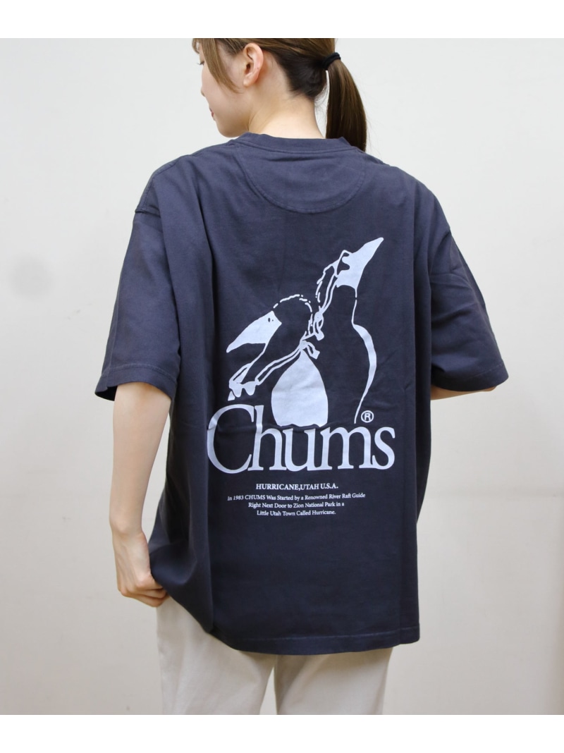 CHUMS CHUMS/(U)CHUMS/Booby Bird Twins TEE ステップス トップス カットソー・Tシャツ グレー【送料無料】