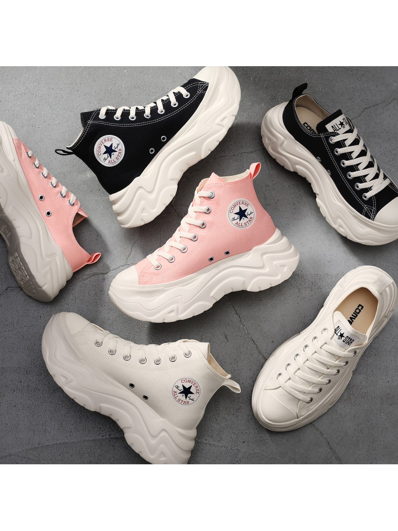 CONVERSE 【公式】オールスター シティハイク HI 厚底 ハイカット コンバース シューズ・靴 スニーカー ピンク ホワイト ブラック【送料無料】