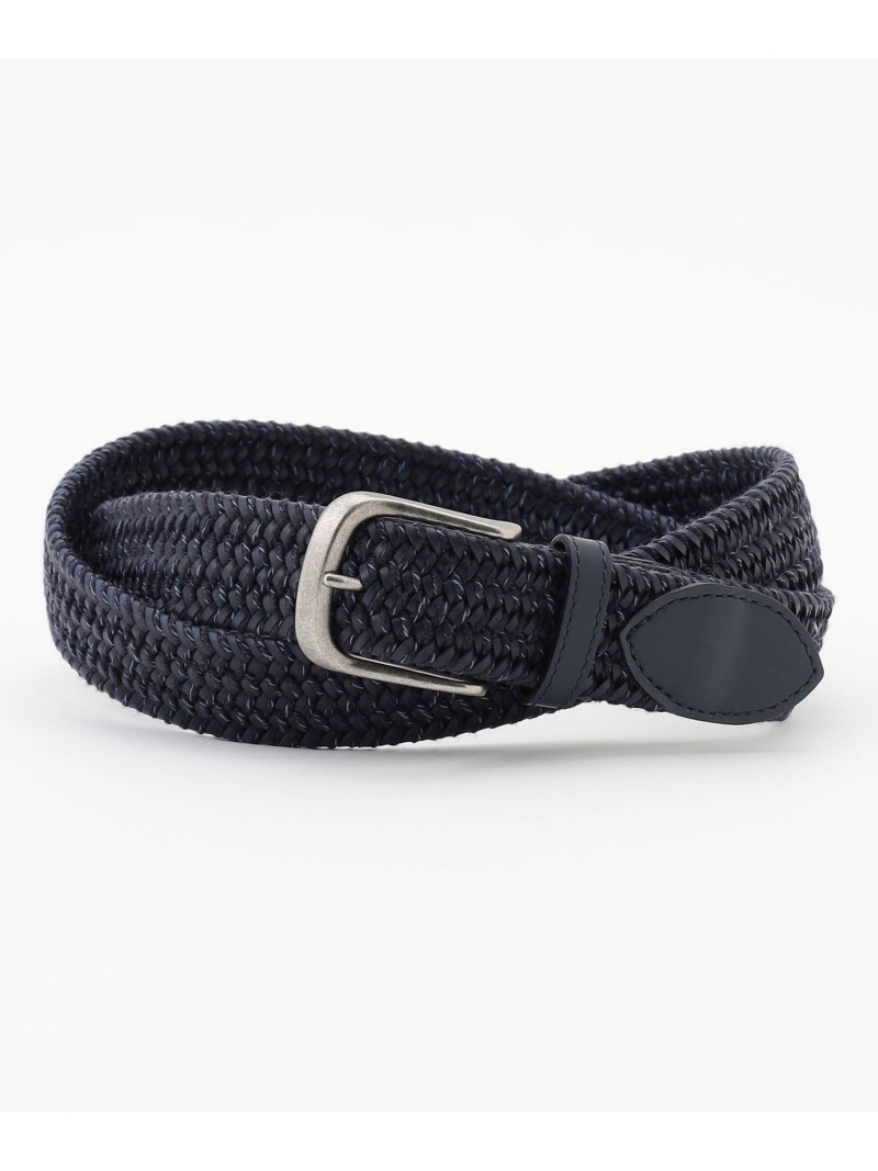 JOSEPH ABBOUD 【キングサイズ・イタリア共和国原材料・伸ばすこと・日本製】レザーメランジストレッチベルト ジョセフアブード 流行り物雑貨 胴締め 米国海軍【貨物輸送無料】