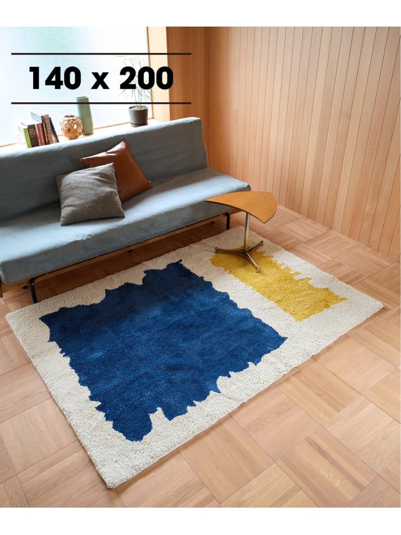 JOURNAL STANDARD FURNITURE 《取っておく》MULTNOMAH RUG NV 140x200 マルトノマ 引っ敷き ジャーナルスタンダードファニチャー 室内装飾・生きて行く雑貨 カーペット・ラグ・マット 米国海軍【先んずる取っておく】*【貨物輸送無料】