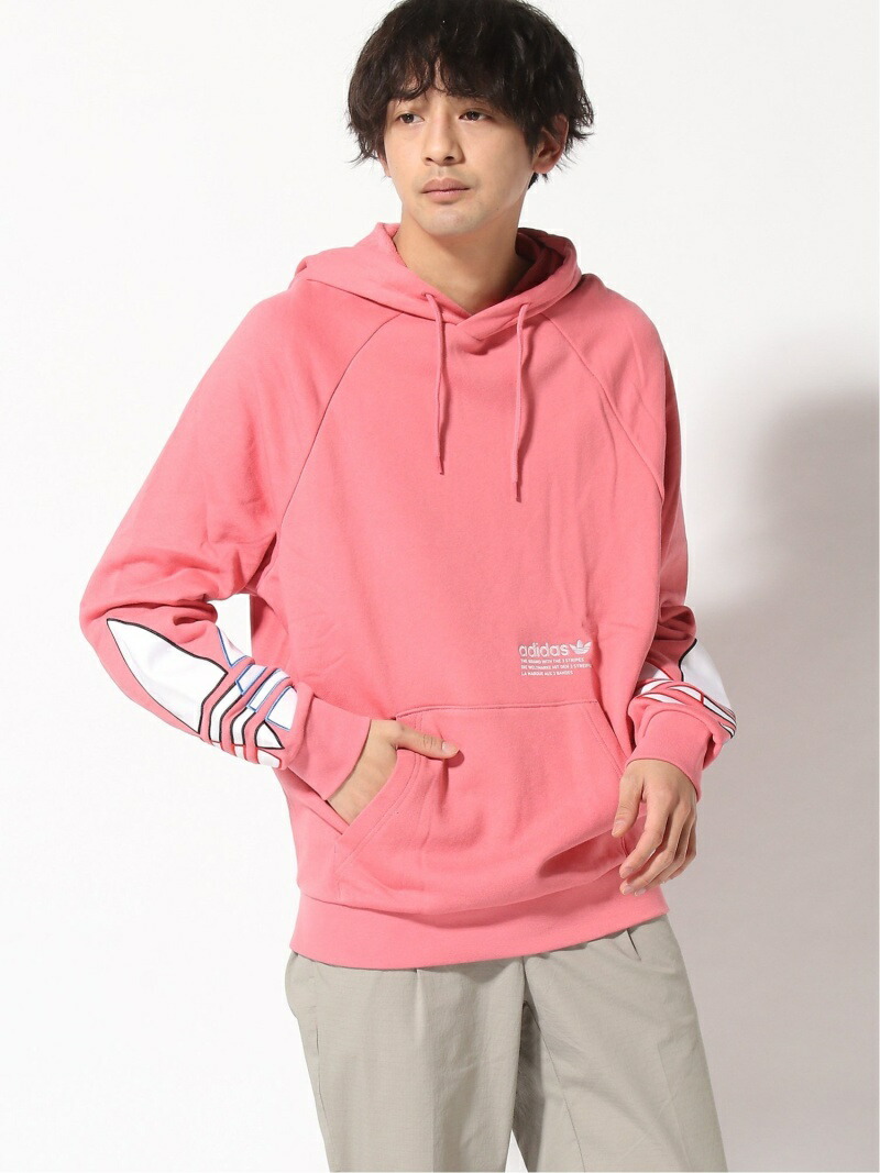 驚きの安さ Adidas Originals アディカラー トリコロール トレフォイルパーカー Tricol Hoodie アディダスオリジナルス アディダス カットソー パーカー グレー ピンク ブラック 在庫有 Aerodynamicinc Com