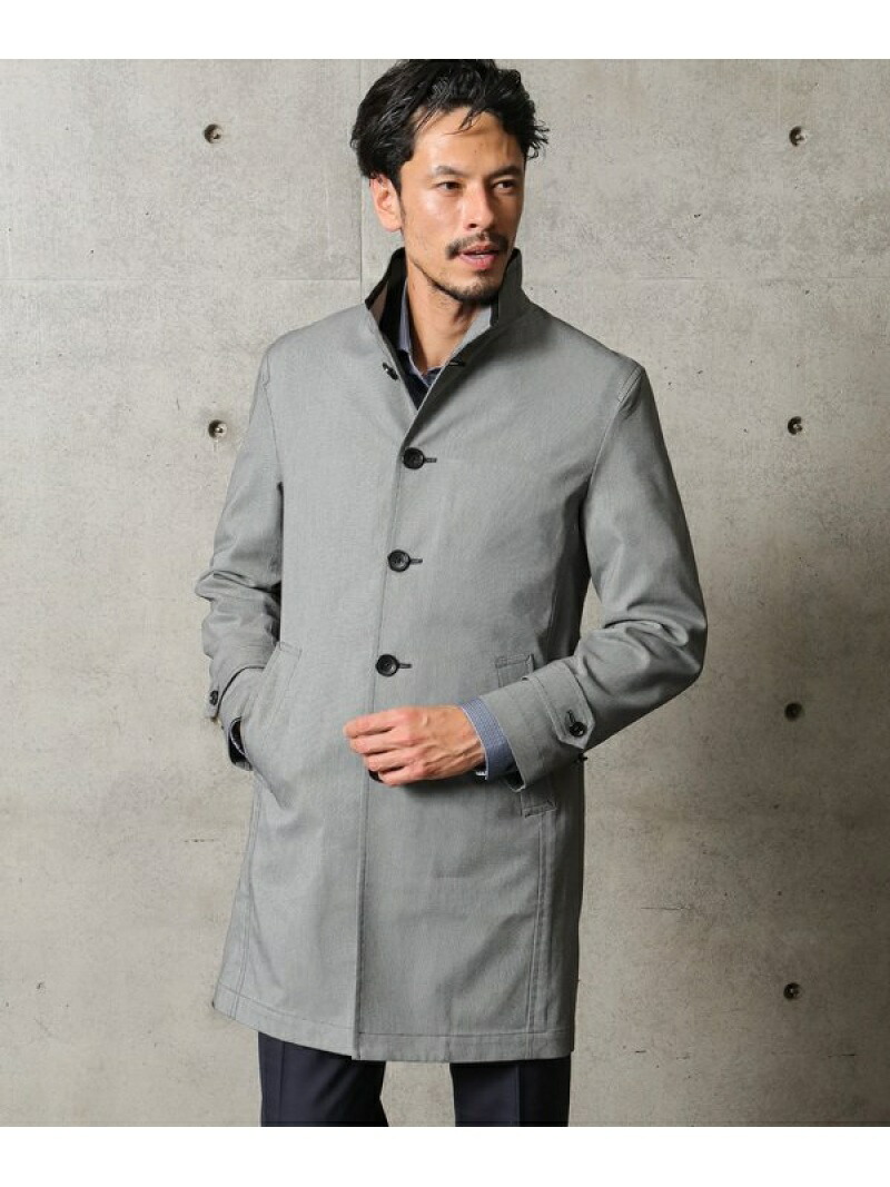 Men S Bigi ビギ スプリングコート ピンヘッド メンズ ストレッチスタンドカラー