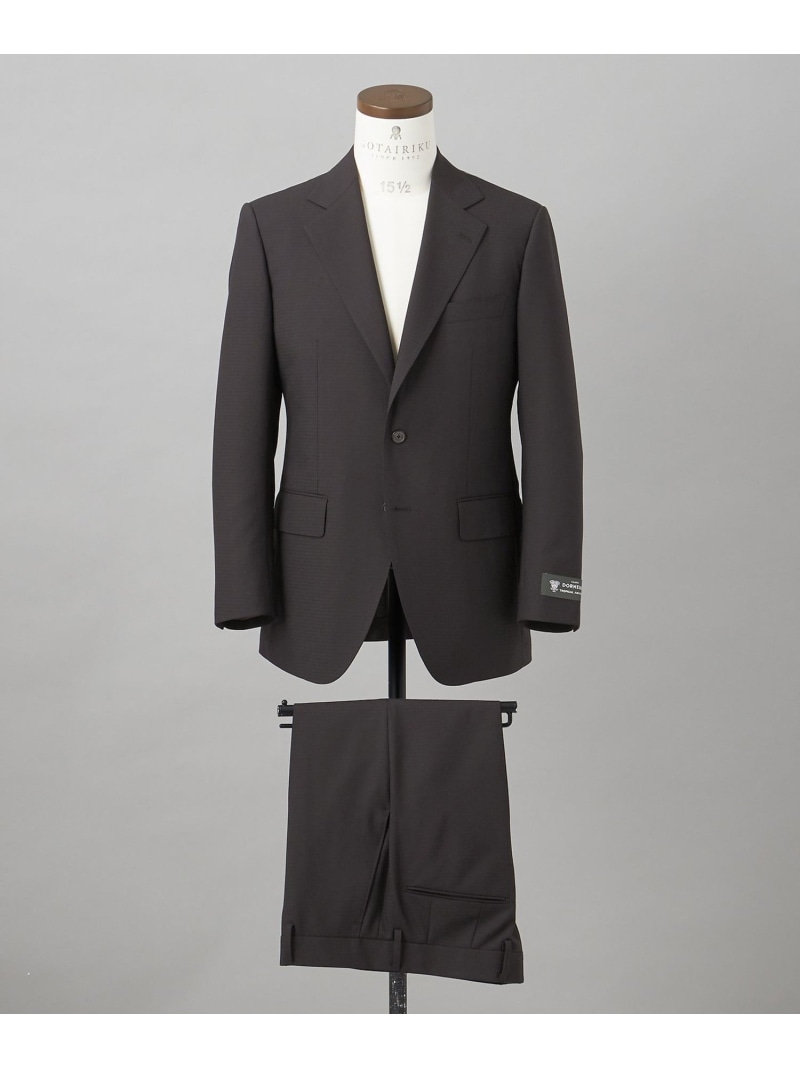 【SALE／20%OFF】GOTAIRIKU 【DORMEUIL】トロピカルアマデウス 背広(黒いこと) ゴタイリク 背広・フォーマル セットアップ背広 黒いこと【RBA_E】【貨物輸送無料】