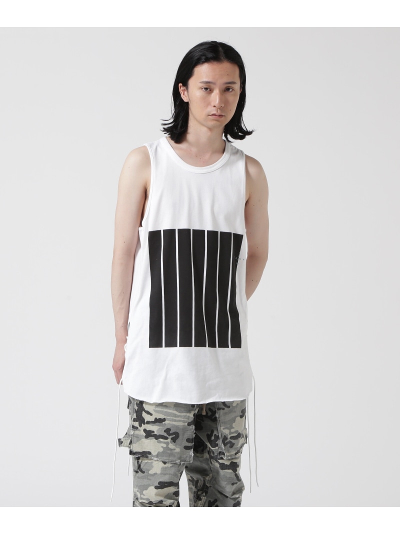 【SALE／40%OFF】ROYAL FLASH FACETASM/ファセッタズム/ 別注 7 BARS タンクトップ ロイヤルフラッシュ トップス カットソー・Tシャツ ブラック グレー ホワイト【RBA_E】【送料無料】