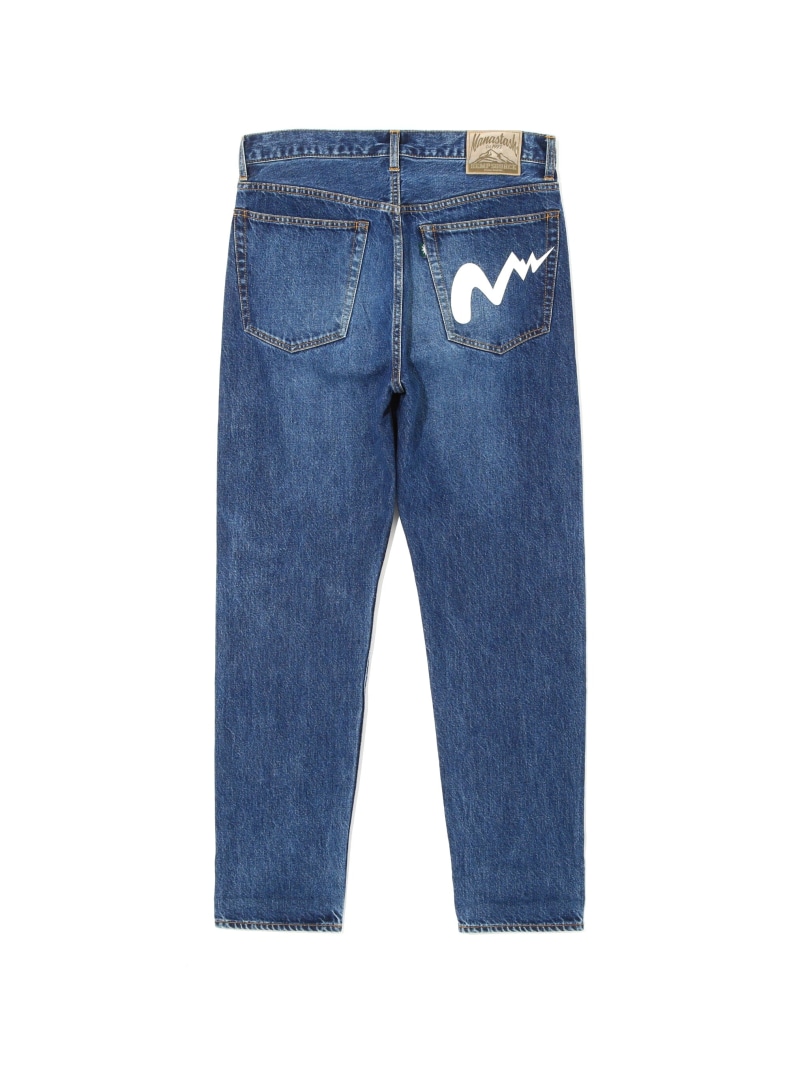 MANASTASH MANASTASH/マナスタッシュ/MS DENIM TAPARED PANTS マナスタッシュ パンツ その他のパンツ ブラック ブルー【送料無料】