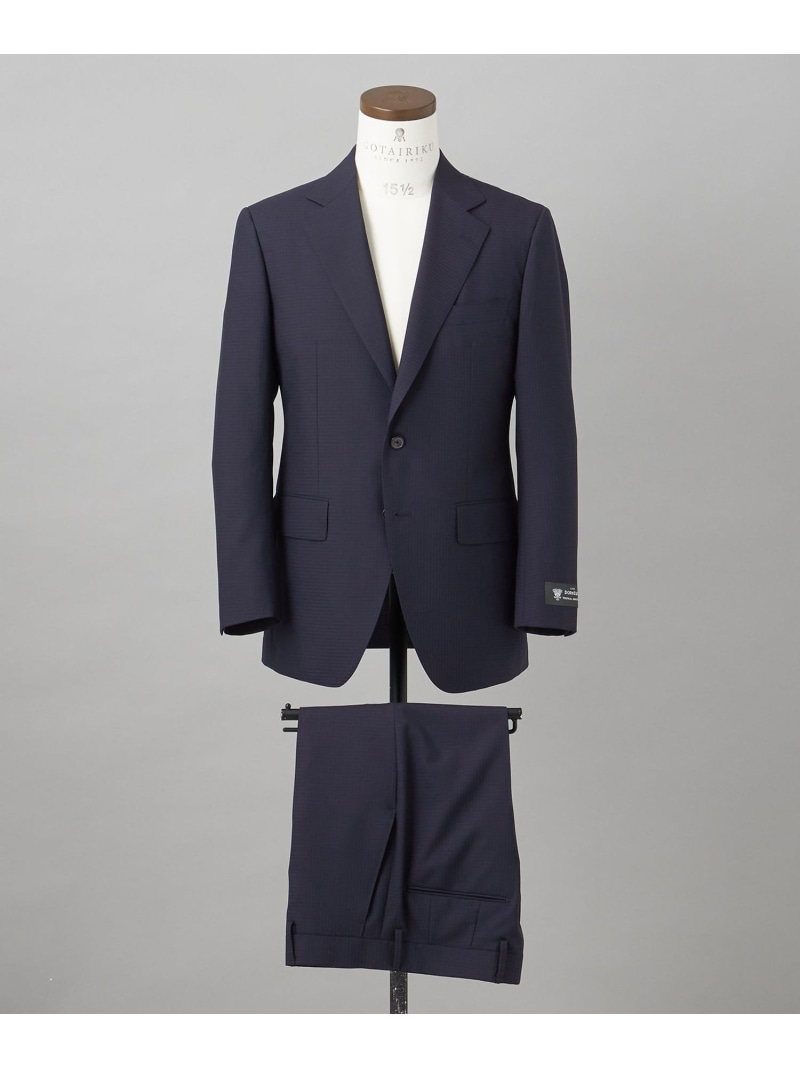 【SALE／20%OFF】GOTAIRIKU 【DORMEUIL】トロピカルアマデウス 背広(米国海軍) ゴタイリク 背広・フォーマル セットアップ背広 米国海軍【RBA_E】【貨物輸送無料】