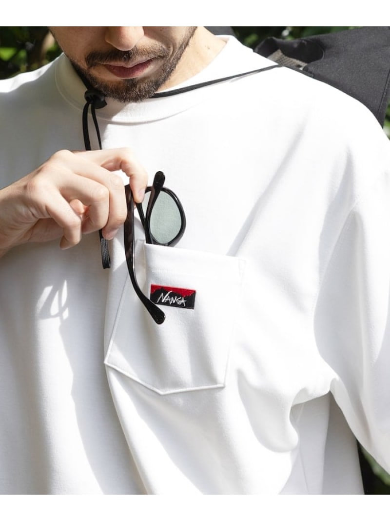 SHIPS any: カラーミックスコード トーン オン トーン デザイン Tシャツ【a-nylon SHIPS｜SHIPS any: カラーミックスコード トーン オン トーン