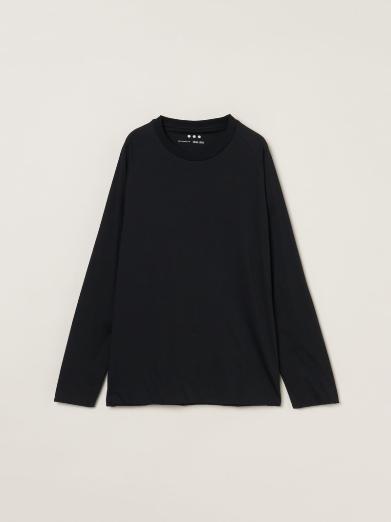 three dots Men's milky jersey l/s t-shirt スリードッツ トップス カットソー・Tシャツ グレー ブラック【送料無料】