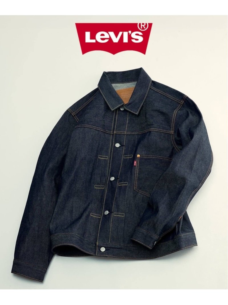 JOURNAL STANDARD 《取って置く》Levi\u0027s(R) / リーヴァイズジーンズ(R) 別注 TYPE1 リジッド トラッカージャケット 逐次刊行物 標準尺度 ジャケット・アウター ジーンズ上衣 米国海軍【先んずる取って置く】*【貨物輸送無料】
