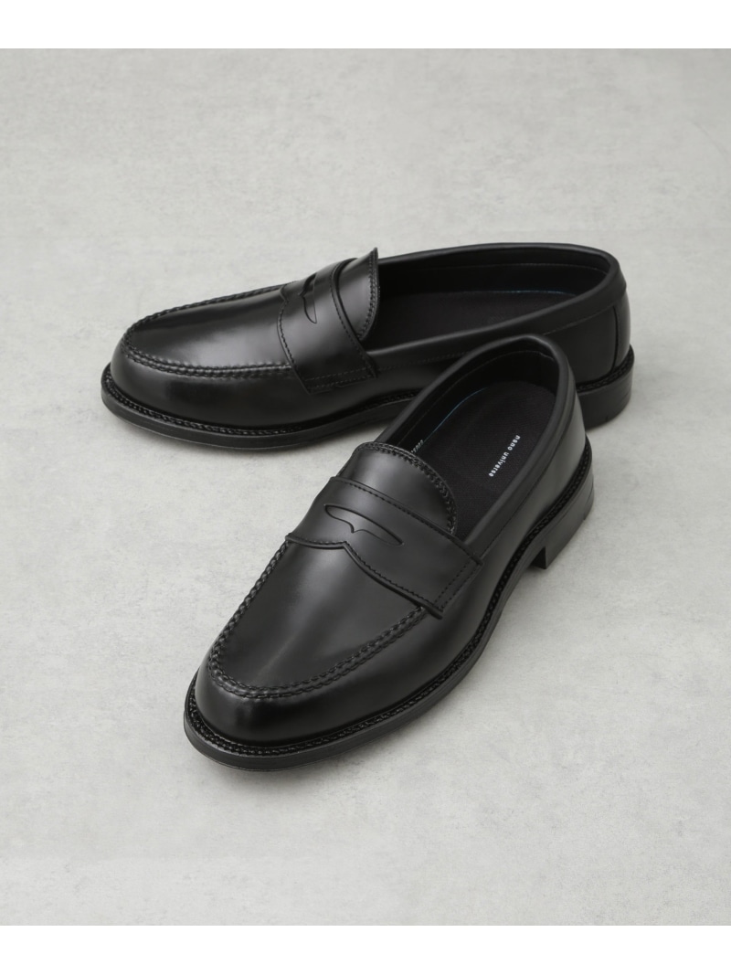 NANO universe 「Rain Comfort Shoes」ローファーシューズ ナノユニバース シューズ・靴 その他のシューズ・靴 ブラック【送料無料】