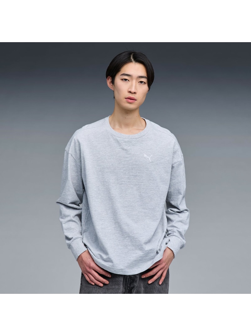 PUMA ユニセックス ベーシック 長袖 Tシャツ DTC BASIC LS TEE プーマ トップス カットソー・Tシャツ【送料無料】