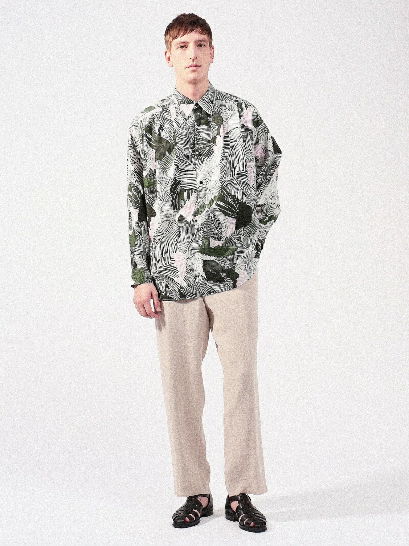 当日出荷 Tomorrowland Men ボタニカルプリント デザインプルオーバーシャツ トゥモローランド シャツ ブラウス 長袖シャツ 送料無料 第1位獲得 メンズファッション トップス カジュアルシャツ Newsite Soleeklab Com