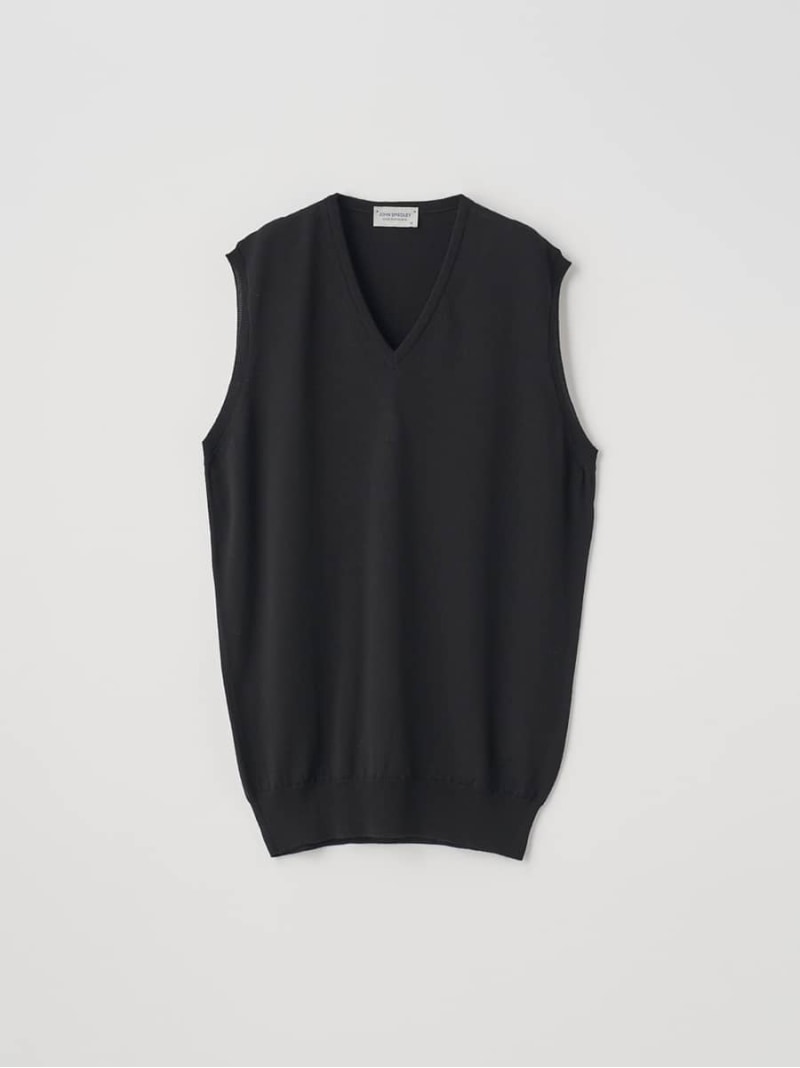 ジョンスメドレー　ニットベスト　Lサイズ 24G 現行タグ JOHN SMEDLEY ジョンスメドレー ニットベスト/STAVELY