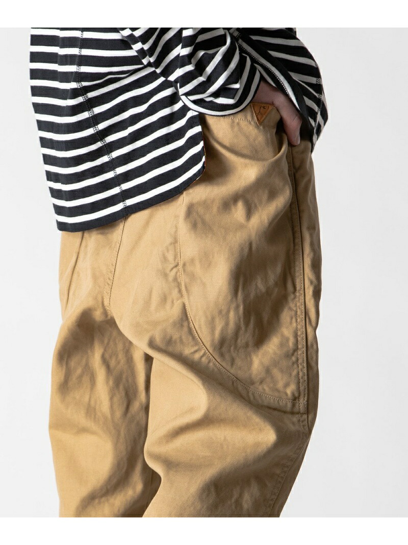 rehacer rehacer:Big Pocket Wide Tapered Chino レアセル ズボン下 チノズボン下 米国海軍 黒いこと ベージュ【貨物輸送無料】