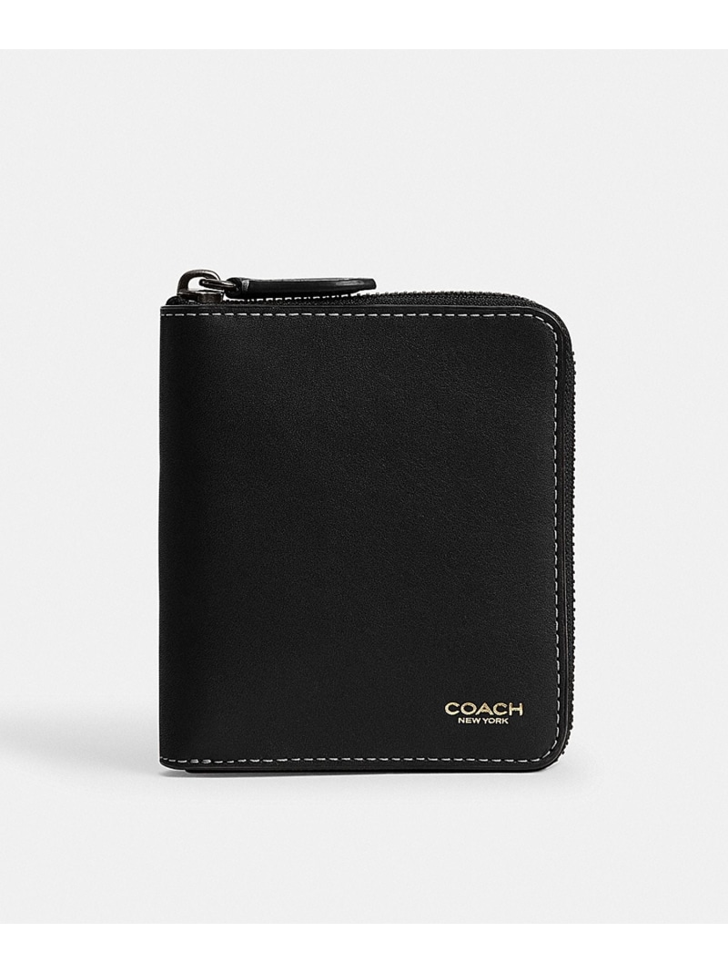 COACH 【公式】ジップ アラウンド コイン ウォレット コーチ 財布・ポーチ・ケース 財布 ブラック【送料無料】｜ Fashion Men