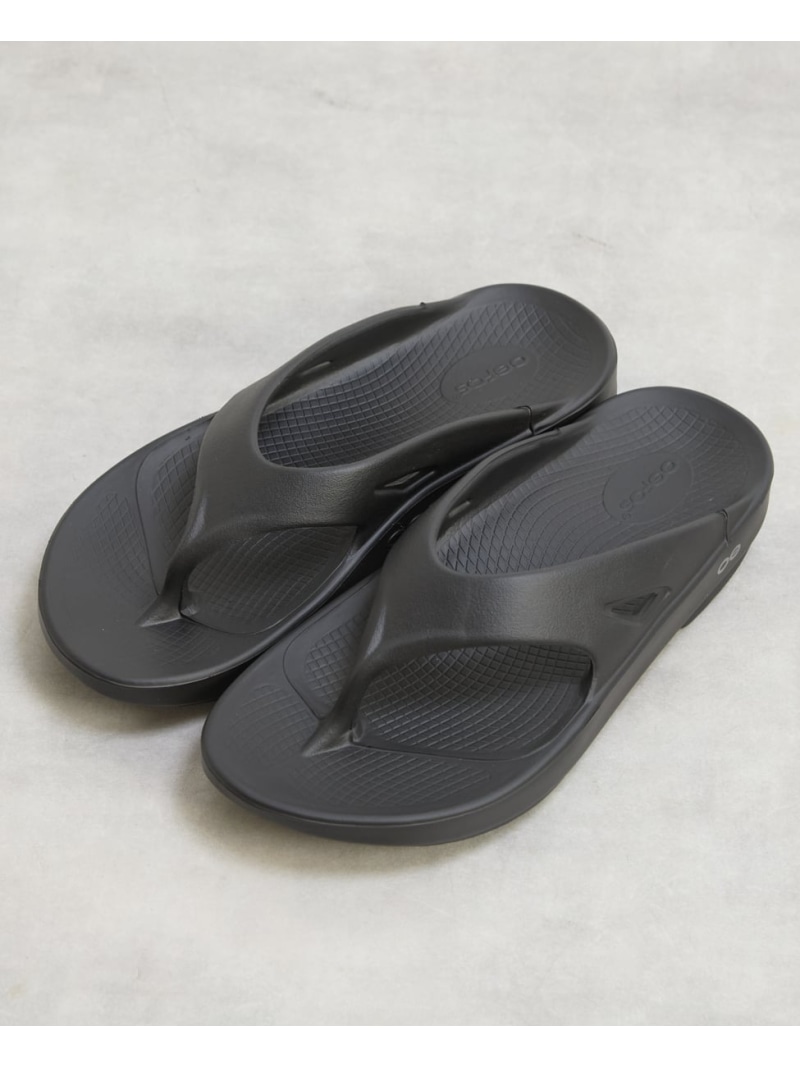 MEN\u0027S MELROSE 【OOFOS/ウーフォス】OOriginal / ウー一風変わった / リカバリーサンダル メンズメルローズ シューズ・靴 サンダル 黒いこと【貨物輸送無料】