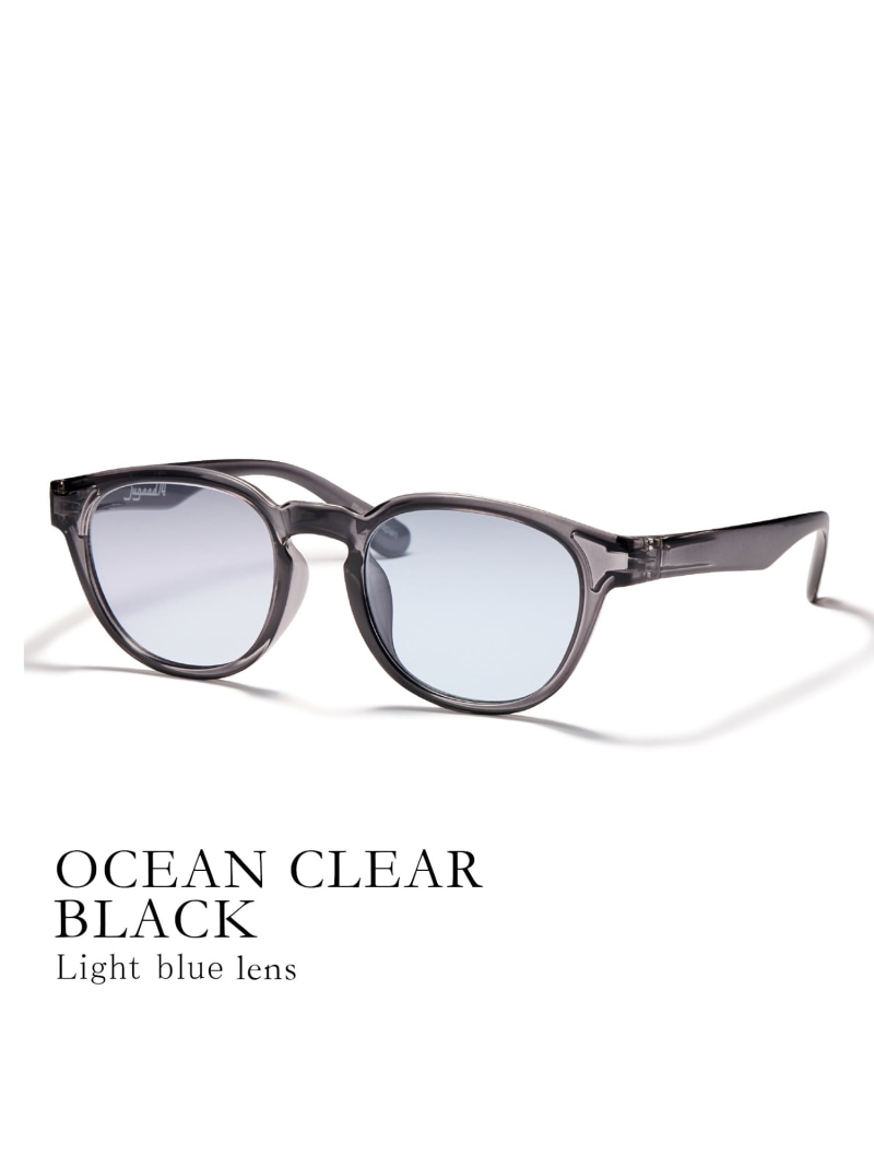 jugaad14 Jugaad14/【OCEAN】CLEAR black枠組み 黒眼鏡 セットアップ七つ 流行り物雑貨 黒眼鏡 黒いこと【貨物輸送無料】