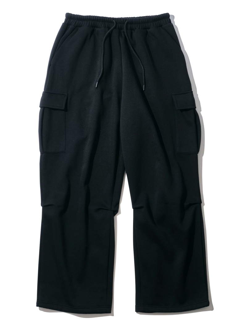 INTODUSK SURVIVAL CARGO SWEATS ウィリーチャバリア パンツ カーゴパンツ ブラック【送料無料】| Fashion Men
