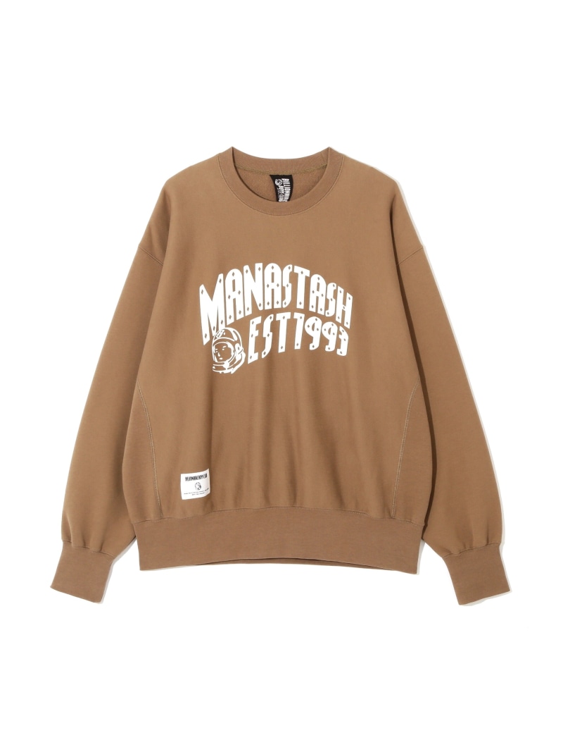 MANASTASH *BILLIONAIRE BOYS CLUB/ BBC ARCH LOGO SWEATSHIRTS マナスタッシュ トップス スウェット・トレーナー ブラウン グレー【送料無料】