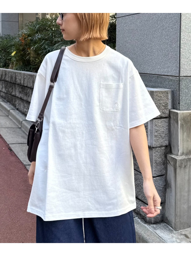 CIAOPANIC TYPY 【GEVACO/ゲバコ】ベーシックOE天竺ポケット刺繍Tシャツ チャオパニックティピー トップス カットソー・Tシャツ グリーン ネイビー ホワイト【送料無料】