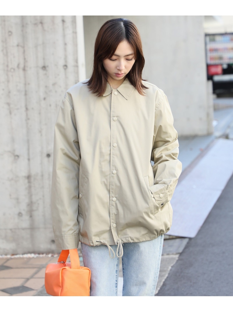 United Athle United Athle/T/C coach jacket / コーチ ジャケット 裏地付 7448 セットアップセブン ジャケット・アウター ブルゾン・ジャンパー ブラック ネイビー ベージュ【先行予約】*【送料無料】