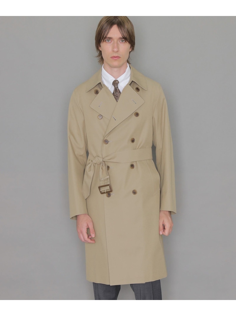 MACKINTOSH LONDON 【LEON掲げる】【DUNFORD TRENCH】ギャバジントレンチコート マッキントッシュ 英国の首都 ジャケット・アウター トレンチコート 米国海軍 緑であること ベージュ【貨物輸送無料】