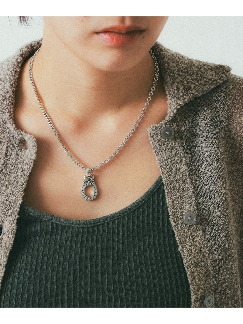 Bill Wall Leather 【EXCLUSIVE】PN1019 - Horseshoe with C.Z. ビームス メン アクセサリー・腕時計 ネックレス【送料無料】