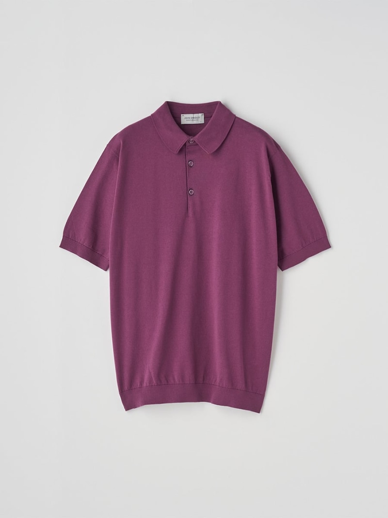 【SALE／20%OFF】JOHN SMEDLEY 半袖コットンニットポロシャツ ｜ REID ｜ 30G MODERN FIT ジョンスメドレー トップス 編み物【RBA_E】【貨物輸送無料】