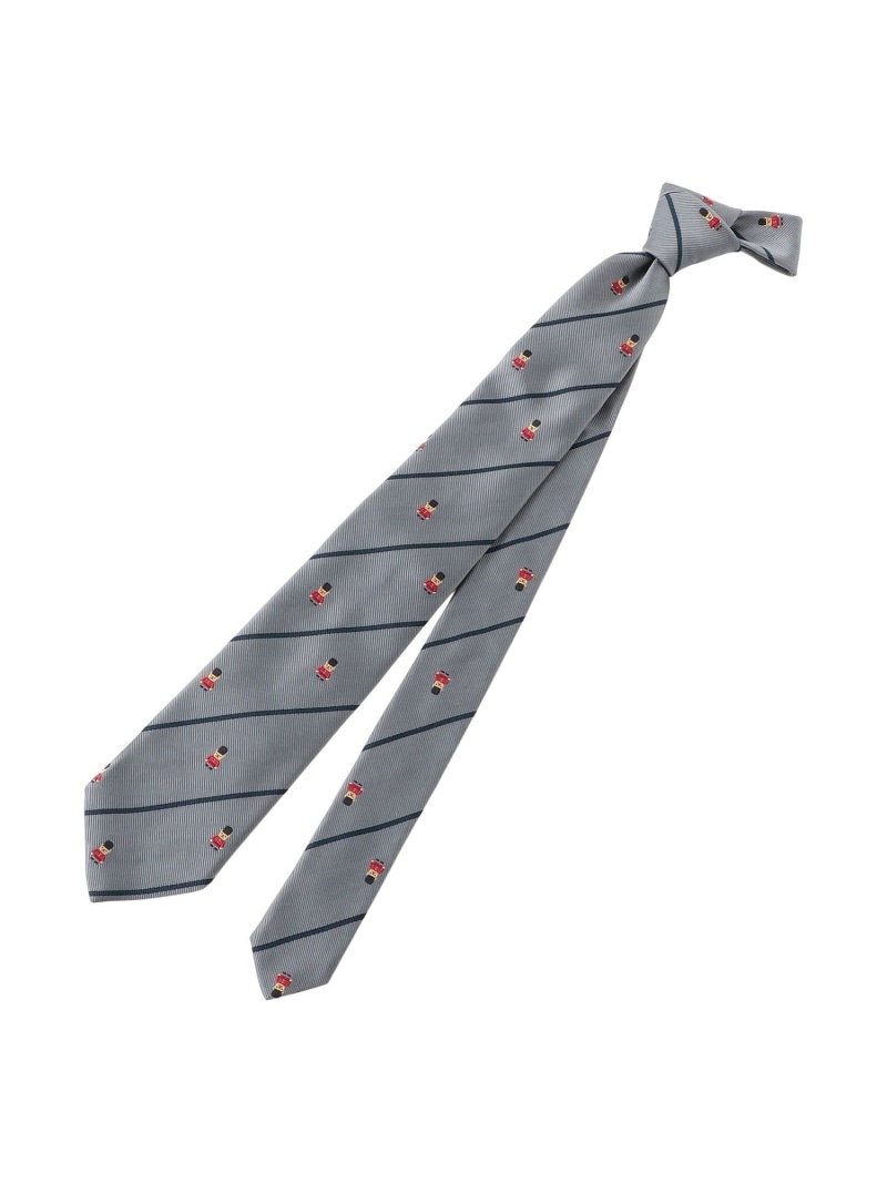 【SALE／14%OFF】MACKINTOSH PHILOSOPHY バッキンガムベア*ストライプ レギュラータイ マッキントッシュ フィロソフィー スーツ・フォーマル ネクタイ・蝶ネクタイ ブルー ネイビー グレー【RBA_E】【送料無料】