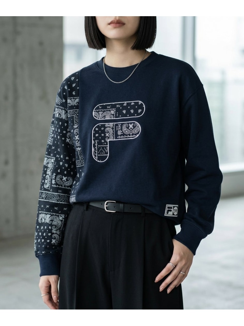 FILA SWEATSHIRT フィラ トップス スウェット・トレーナー 米国海軍 白いこと【貨物輸送無料】