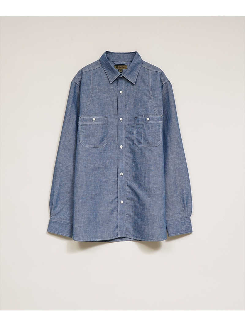 Nigel Cabourn 【公式】ナイジェル・ケーボン / MAN / メディカルシャツ - タトゥープリ ナイジェル・ケーボン トップス シャツ・ブラウス ブルー グレー【送料無料】｜ Fashion Men 26,928円