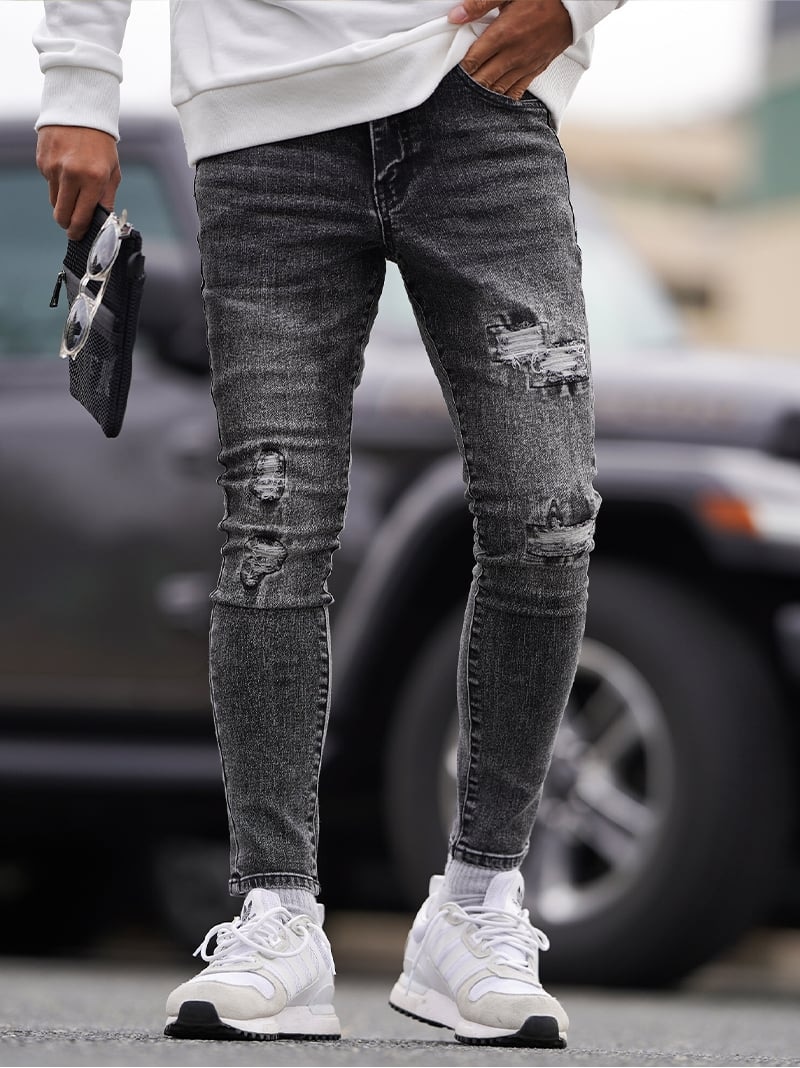 Retro Engine Retro Engine/(M)Chemical Black Denim L/P アダムスジャグラー ズボン下 デニム・ジーンズズボン下 黒いこと【貨物輸送無料】