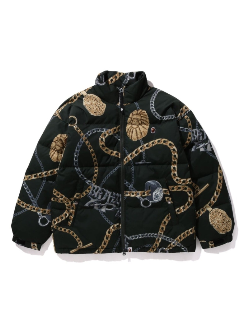 楽天市場】A BATHING APE(エイプ)LEATHER CLASSIC DOWN JACKET