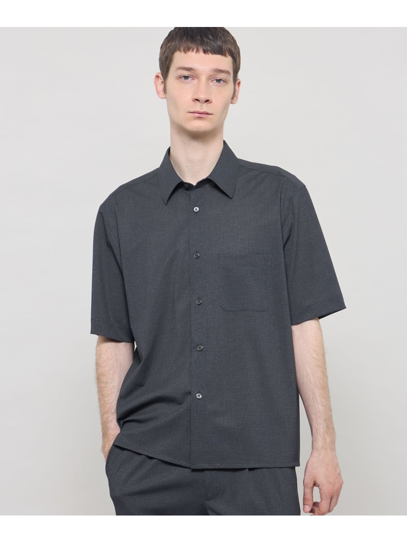 MACKINTOSH LONDON 【ICE JET】セットアップ半袖オーバーシャツ マッキントッシュ ロンドン トップス シャツ・ブラウス ネイビー グレー【送料無料】｜ Fashion Men 19,800円