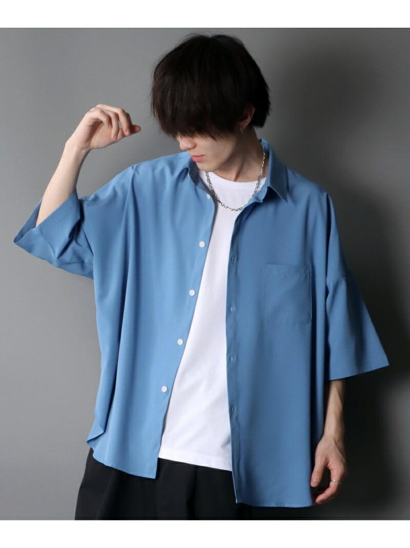 美品　SHAREEF ペイントパターンビッグシャツ SHAREEF ONLINE SHOP / PAINT PT BIG SHIRTS